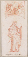 K I 007
<br/>
Prudentia; twee putti met een slang
<br/>
<em>Maratta, Carlo (1625-1713)</em>